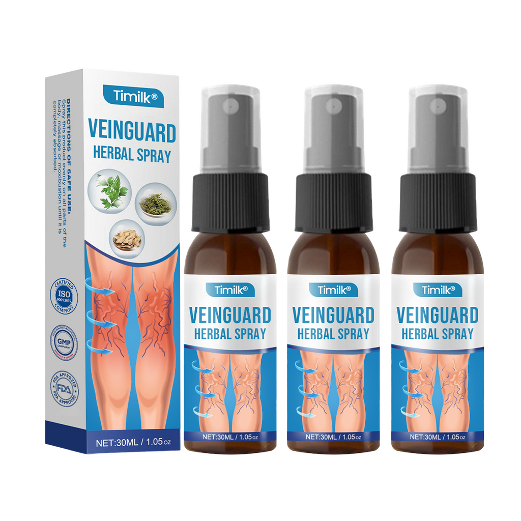 Vein Guard Herbal Spray Timilk.Soin Varices Jambes Légères en Quelques Jours ®