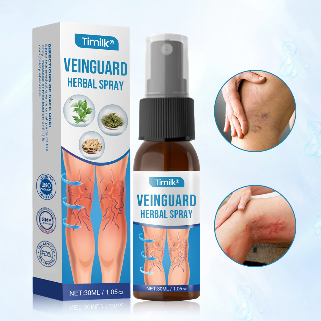 Vein Guard Herbal Spray Timilk.Soin Varices Jambes Légères en Quelques Jours ®