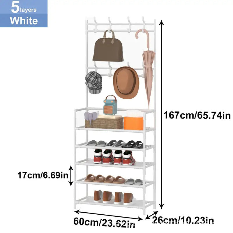 Étagère à chaussures / Porte vêtements - CoatShoe-Sympa™