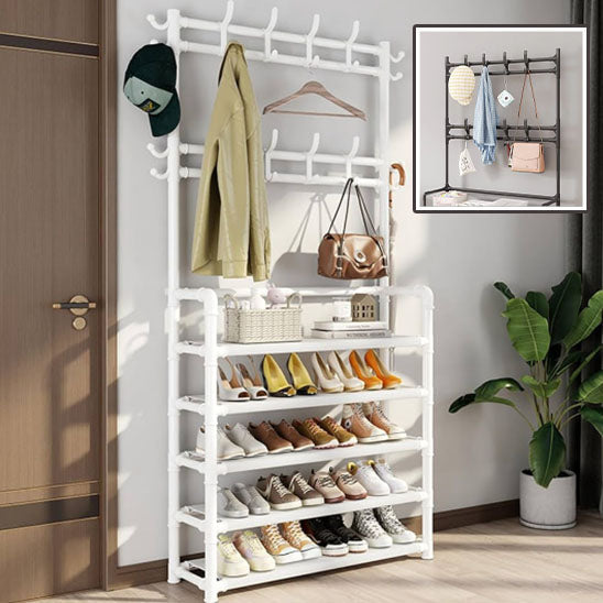 Étagère à chaussures / Porte vêtements - CoatShoe-Sympa™