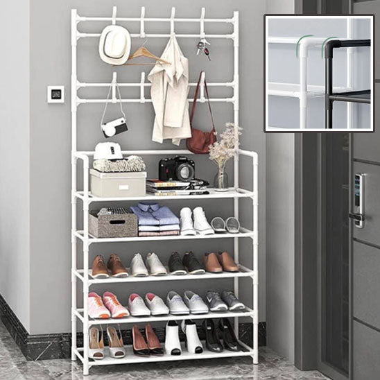 Étagère à chaussures / Porte vêtements - CoatShoe-Sympa™